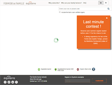Tablet Screenshot of fermierdefamille.com